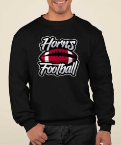 Lambert Horns Football Script Logo Shirt 3