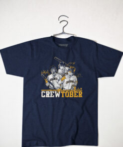 MLBPA Licensed Milwaukee Baseball Crewtober Shirt