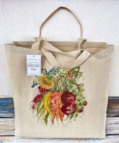 Morning Garden Large Canvas Funny Tote Bags
