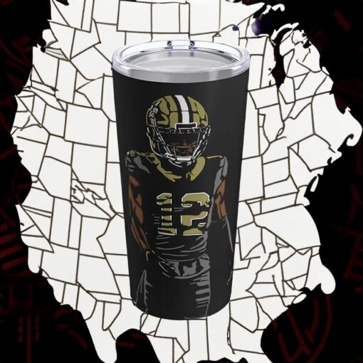 New Orleans Chris Olave Stainless Steel Tumbler
