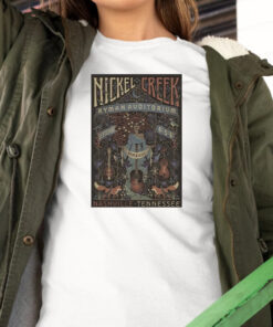 Nickel Creek Nashville Tennessee Sept 4 5 6 2023 Tour Art Poster Design Shirt