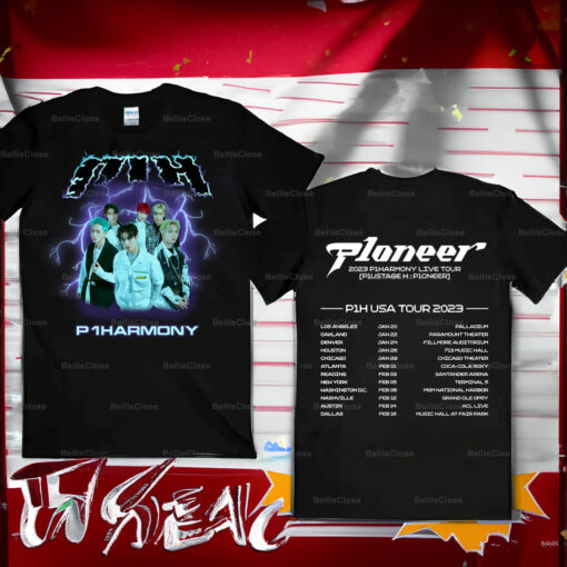 P1HARMONY P1oneer Live Tour 2023 shirt