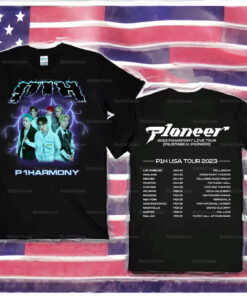 P1HARMONY P1oneer Live Tour 2023 tee-shirt
