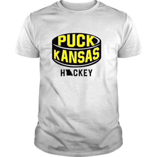 Puck Kansas Missouri hockey shirt