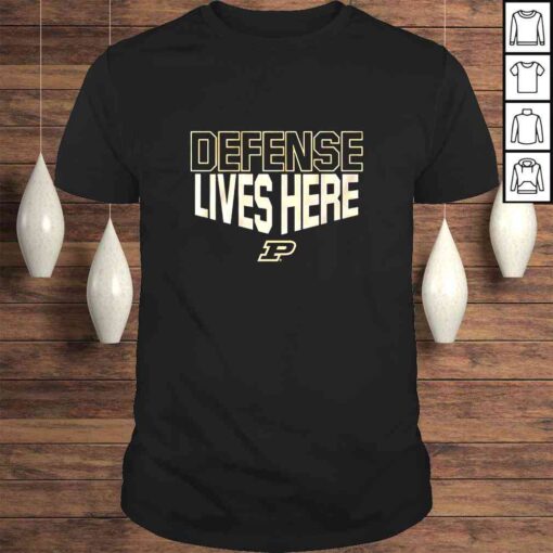 Purdue Basketball Defense Lives Here TShirt