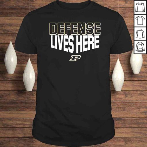 Purdue Boilermakers defense lives here shirt