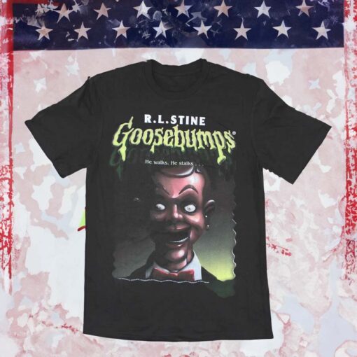 R L Stine He Walks He Stalks t-shirts