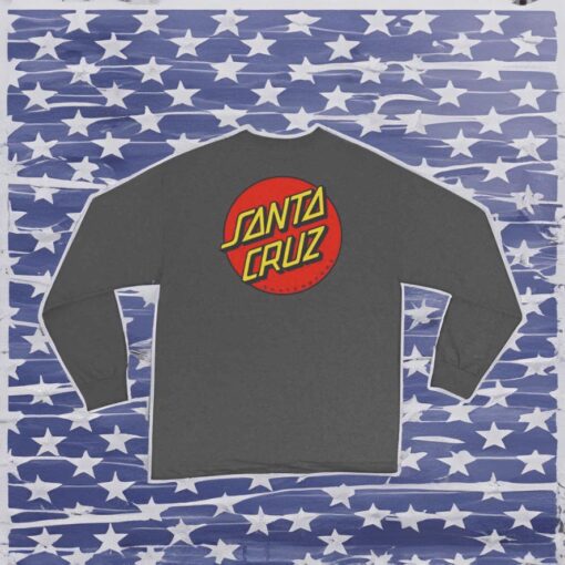 Santa Cruz Classic Dot Long Sleeve Back T-Shirts