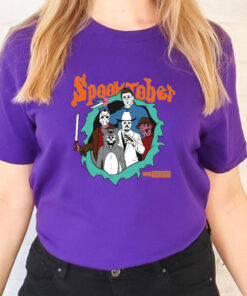 Spooktober Purple T-Shirts
