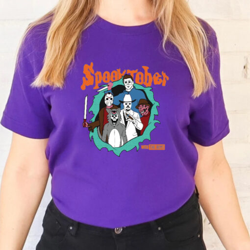 Spooktober Purple T-Shirts
