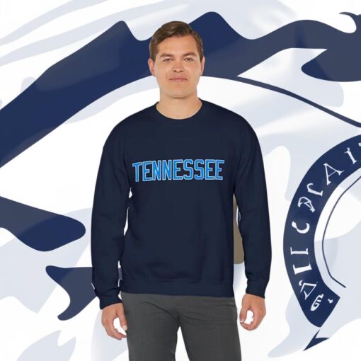 Tennessee Two Tone Blue Unisex Crewneck