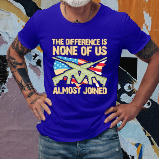 The Difference Is None Of Us Almost Joined M416 America Map shirts