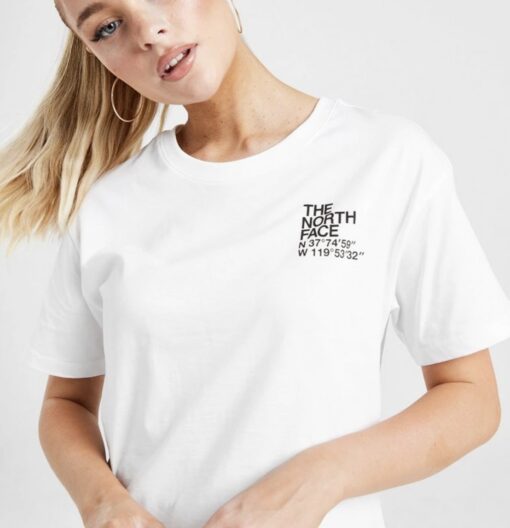 The North Face Coordinates Crop T-Shirts