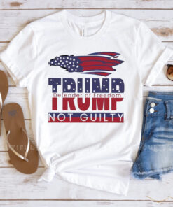 Trump shot defender of freedom not guilty T-shirts