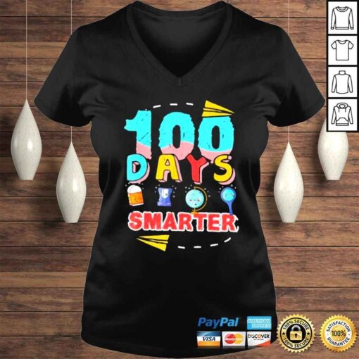 100 Days Smarter Days Of School Teacher & Student Shirt