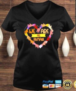 VLadies Black Is Beautiful Black History Month We Are All Human Tee Shirt