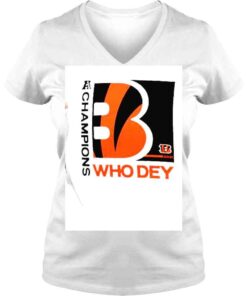 VLadies Cincinnati Bengals Champions Who Dey 2021 shirt