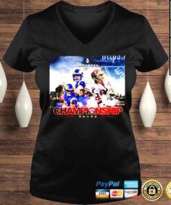 VLadies Niners 2022 NFC Championship Round TShirt