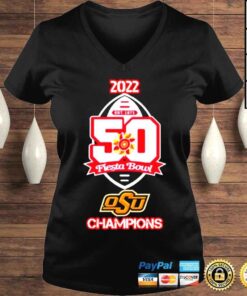 VLadies Oklahoma State 2022 Fiesta Bowl Champions New Shirt