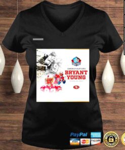 VLadies Pro Football Hall of Fame Canton Ohio Congratulations Bryant Young Class of 2022 Poster shirt