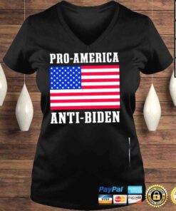 VLadies Proamerica antibiden american flag shirt