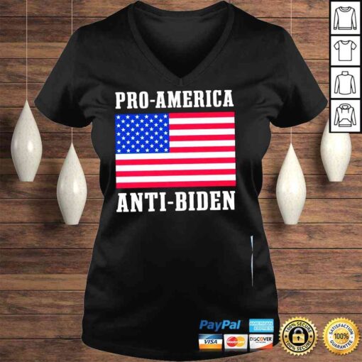 Proamerica antibiden american flag shirt - Image 2