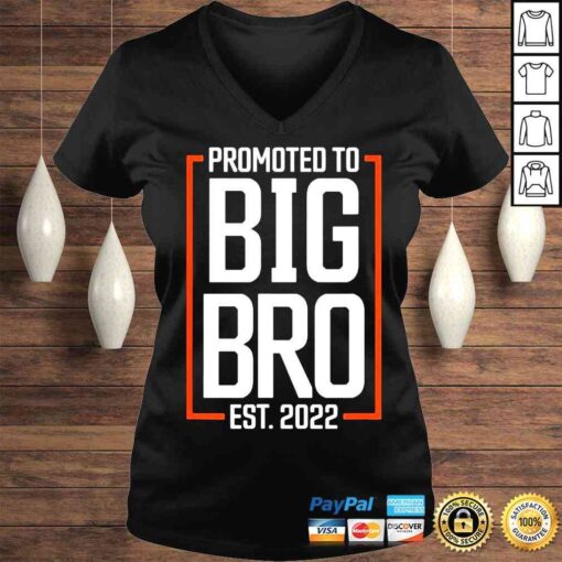 Promoted to Big Brother 2022 Big Bro Soon To Be Big Brother Shirt - Image 2