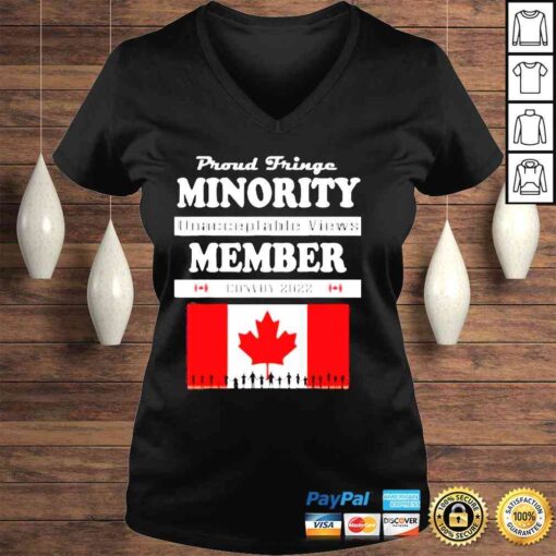 Proud Fringe Minority Unacceptable Views Member Convoy 2022 Shirt - Image 2