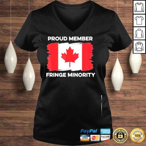 Proud Member Fringe Minority Canadian Truckers Canada Truck 2022 Shirt - Image 2