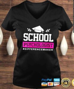 VLadies Psychology School Psychologist Difference Maker Tshirt