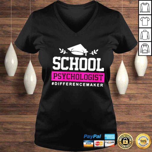 Psychology School Psychologist Difference Maker Tshirt - Image 2