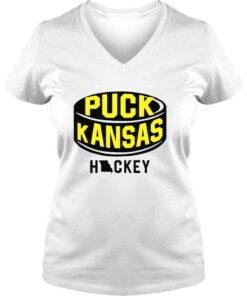 VLadies Puck Kansas Missouri hockey shirt