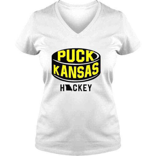 Puck Kansas Missouri hockey shirt - Image 2