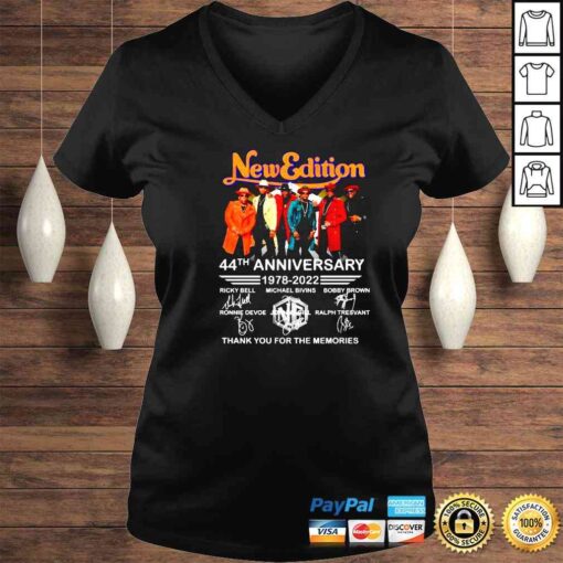 new Edition 44th Anniversary 1978 2022 thank you for the memories shirt - Image 2