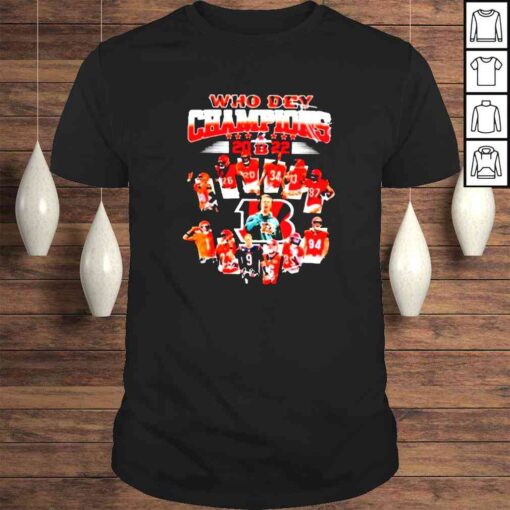 Who Dey Cincinnati Bengals 2022 NFL Conference Championship shirt