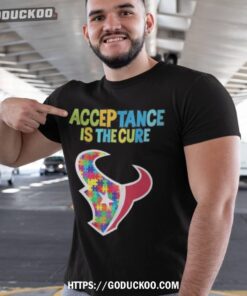 Acceptance Is The Cure Houston Texans Autism Logo Shirt