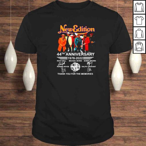 new Edition 44th Anniversary 1978 2022 thank you for the memories shirt