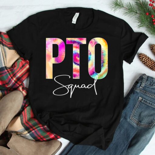 Pto Squad Tie Dye Back To School Women Appreciation Shirt - Image 3