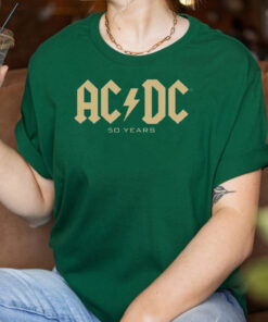 AC DC 50 Years Logo Women's T-Shirt