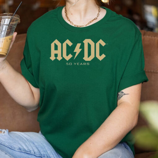 AC DC 50 Years Logo Women's T-Shirt