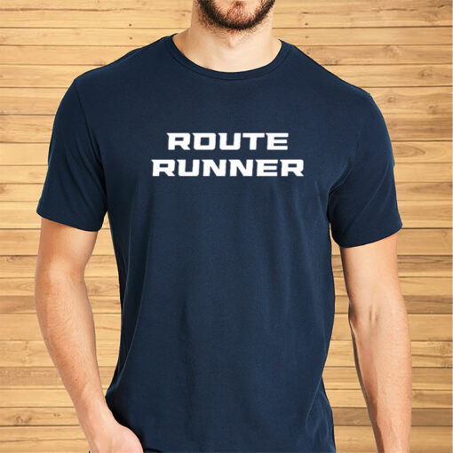 Aj Brown Wearing Route Runner Shirt