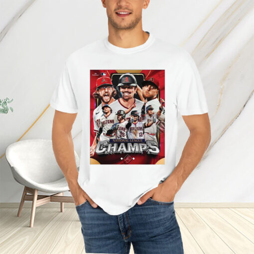 Arizona Diamondbacks 2023 NLCS National League Champions T-Shirtt