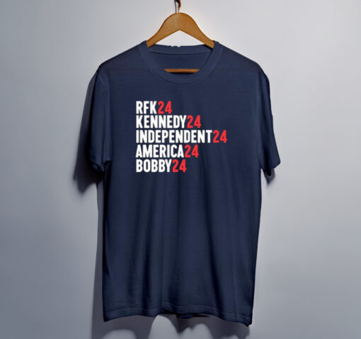 Kennedy24 Black RFK 24 Short Sleeve Crew Shirt