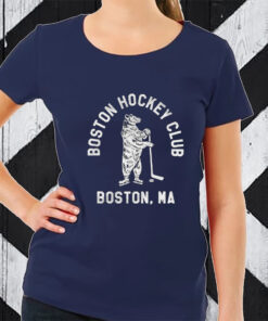 Boston Hockey Club Botton Ma TShirt