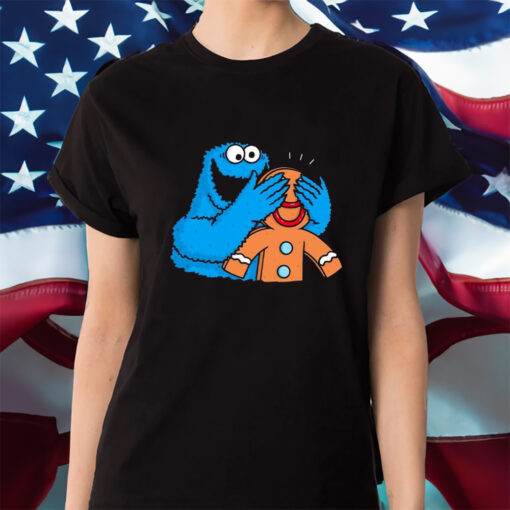 Cookie Monster Blindfold Gingerbread Sunny Shirt