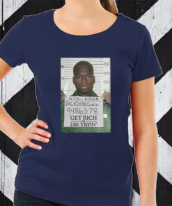 Dababy Mug Shot Get Rich Or Die Tryin T-Shirt