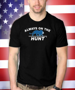 Detroit Football Always On The Hunt T-Shirts