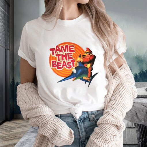 Donkey Kong Country Snes Promo Tame The Beast T-Shirts