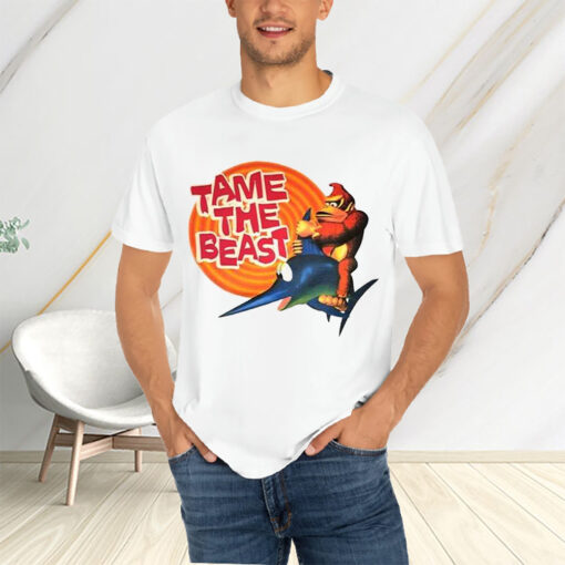 Donkey Kong Country Snes Promo Tame The Beast T-Shirtt