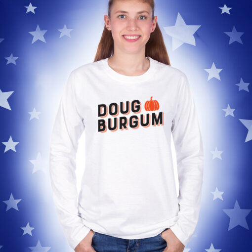 Doug Burgum Pumpkin Dark Ash Long Sleeve T-Shirts